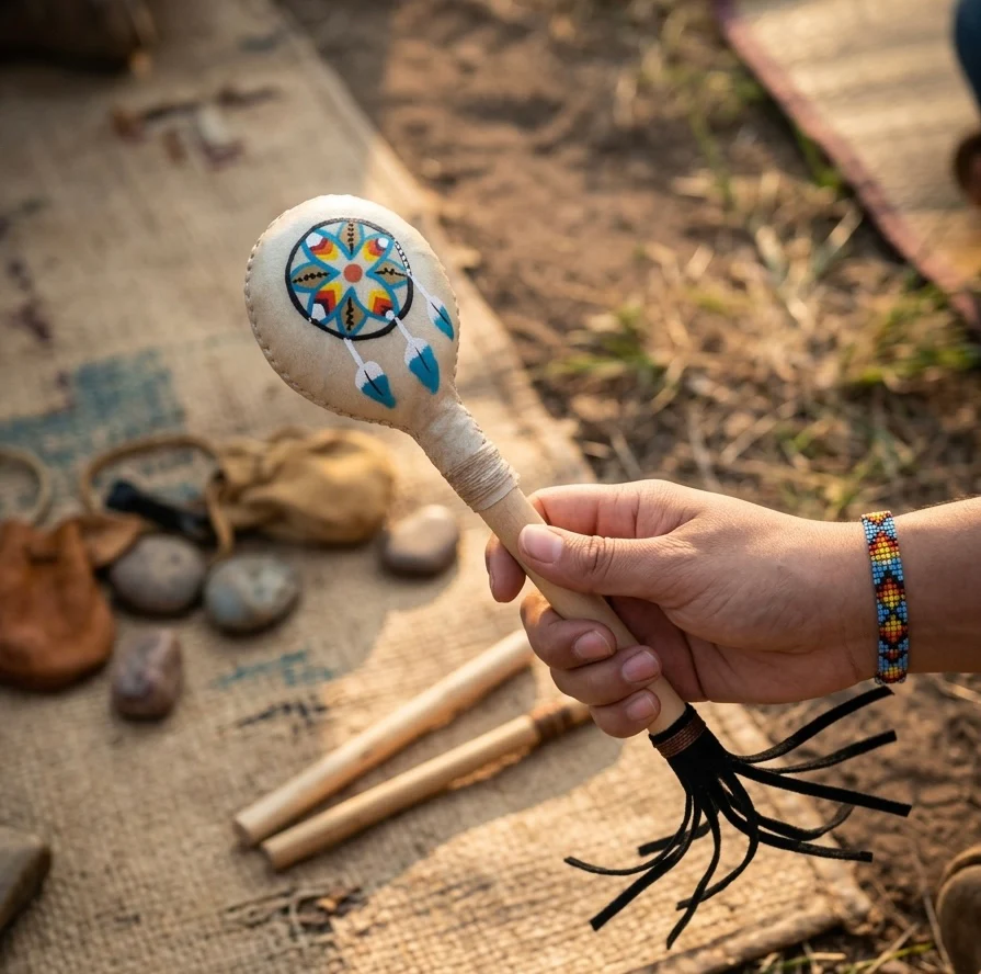 Handcrafted Ceremonial Rattle